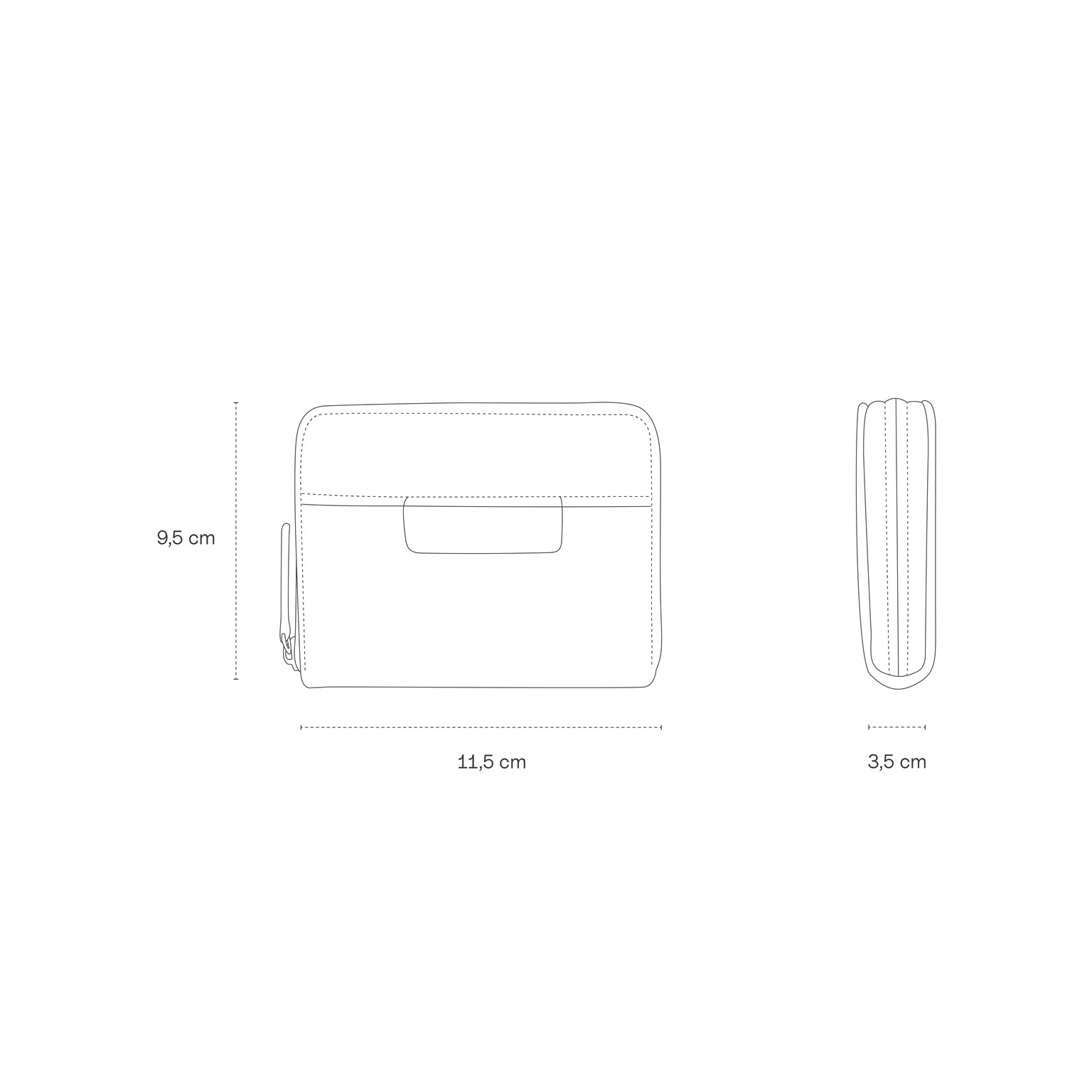 Bergen Pro Wallet Small, Bergen Pro Wallet Small All Black, Zwart, Afbeelding 5 van 5