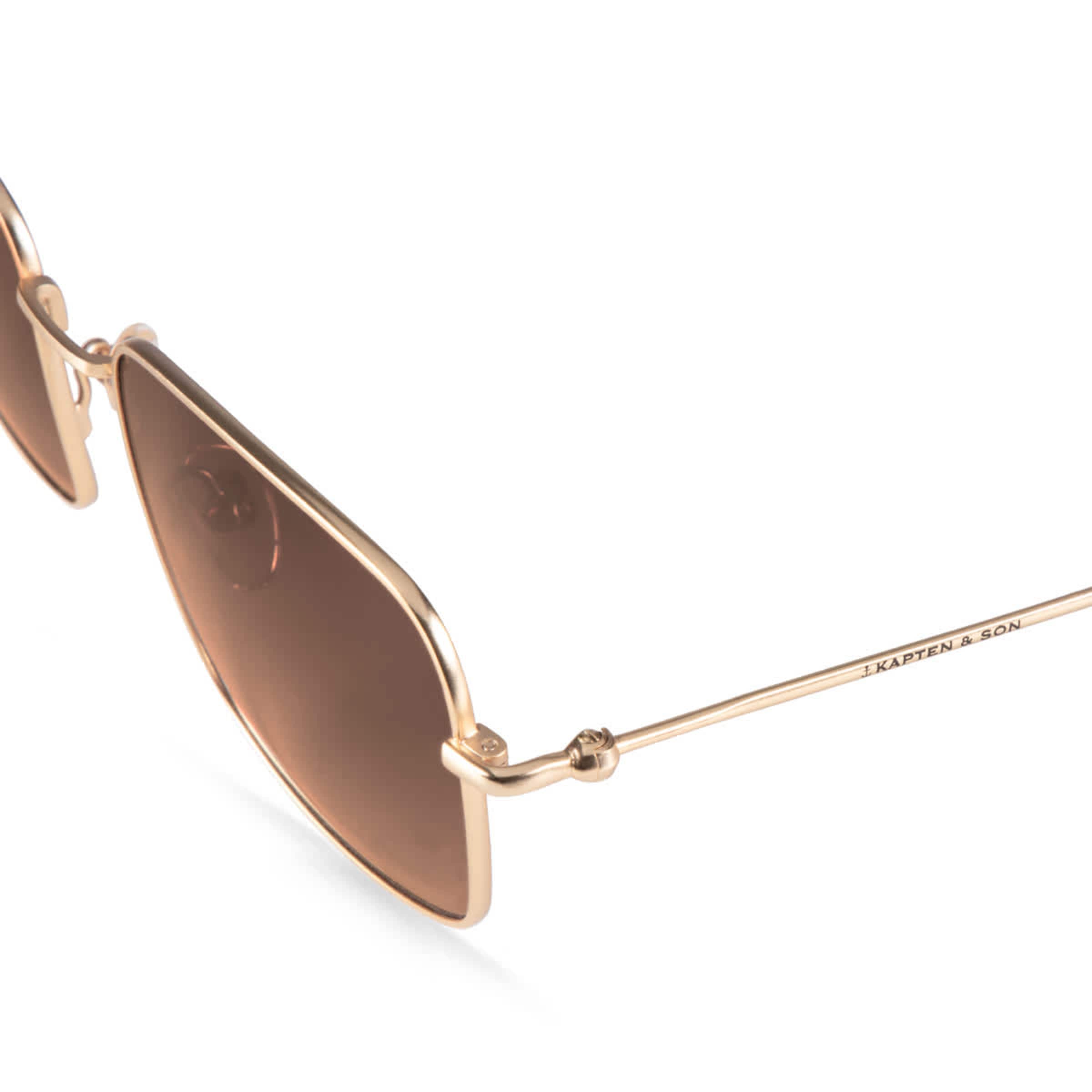Mcqueen Sunglasses | Campari Crystal & Dark Brown Gradient | DIFF Eyewear