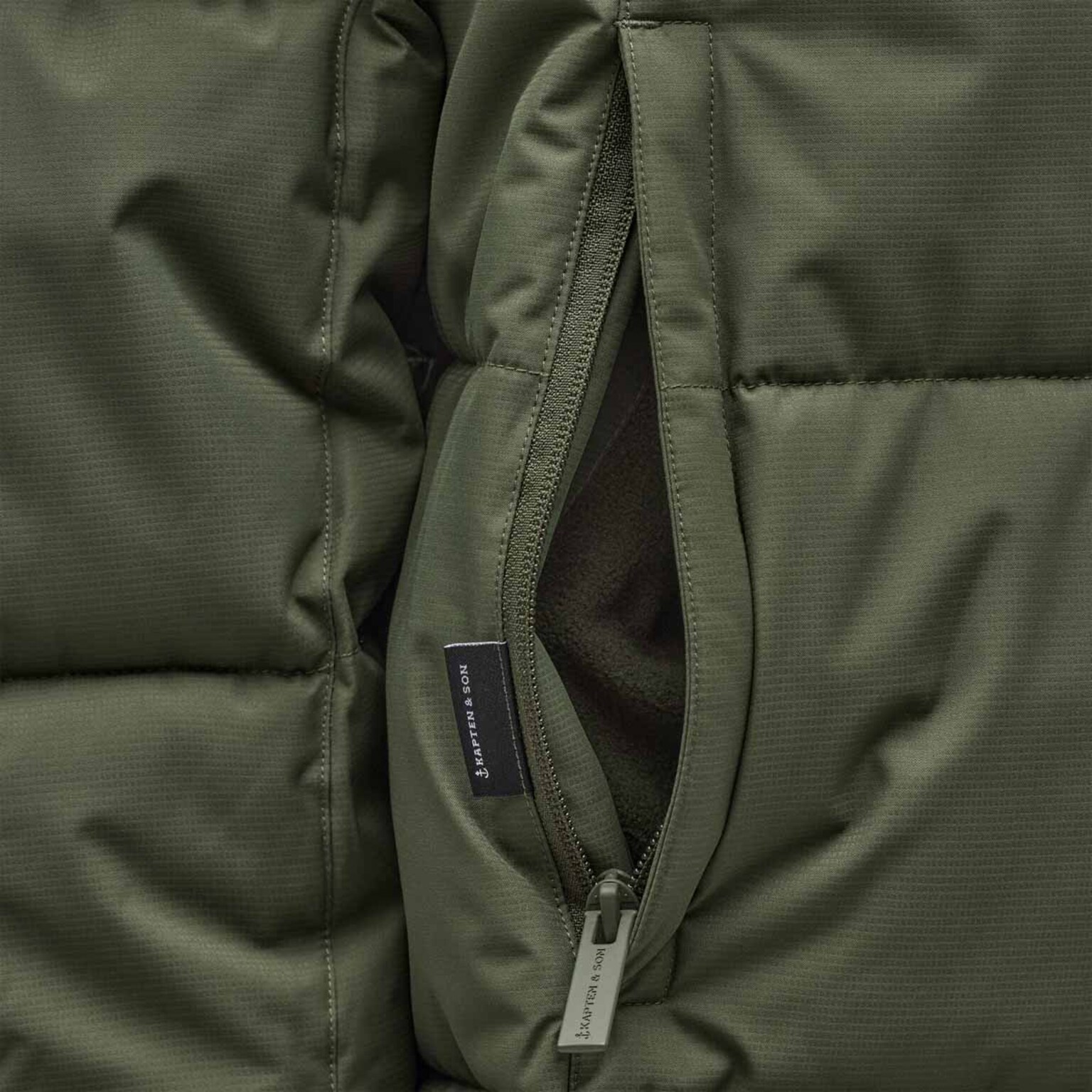 Winter Puffer Jacket, Winter Puffer Jacket Olive, Groen, Afbeelding 10 van 12