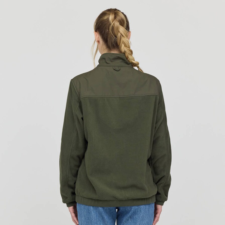 Light Fleece Jacket, Light Fleece Jacket Olive, Groen, Afbeelding 4 van 9