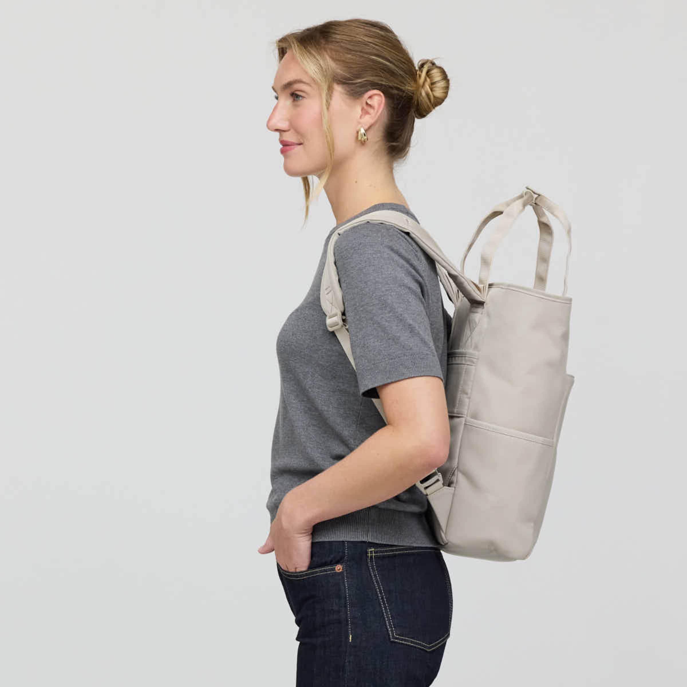 Lindby Diaper Backpack Set Sandstone