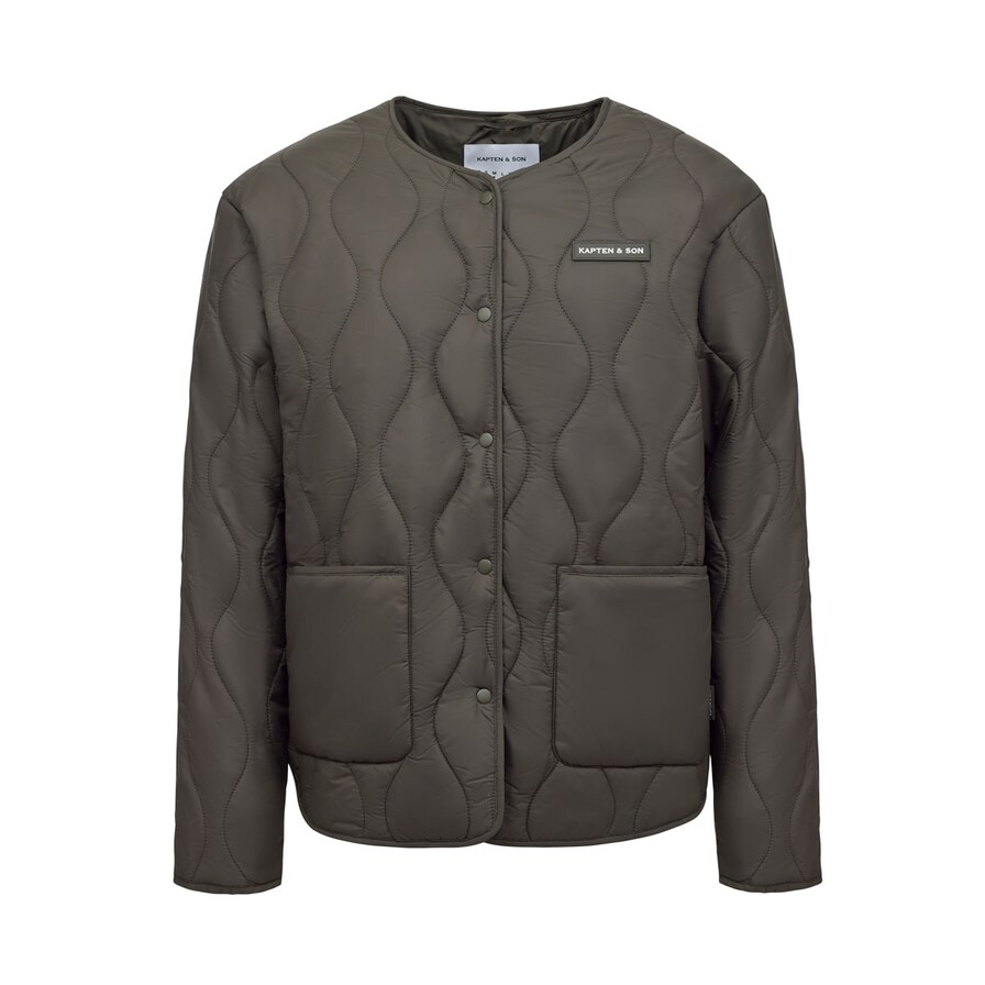 Quilted Light Puffer Jacket, Quilted Light Puffer Jacket Khaki Khaki, Bild 1 von 9