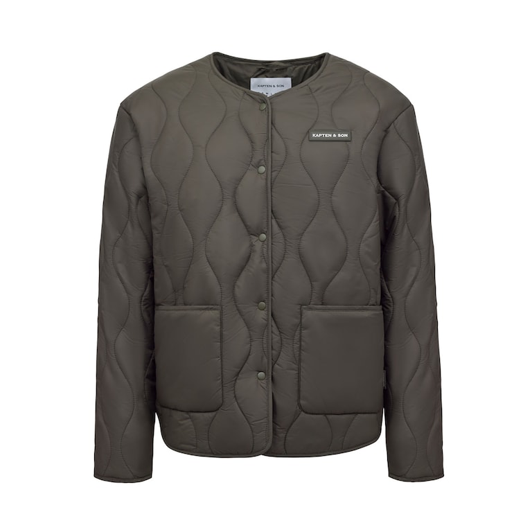 Quilted Light Puffer Jacket, Quilted Light Puffer Jacket Khaki Khaki