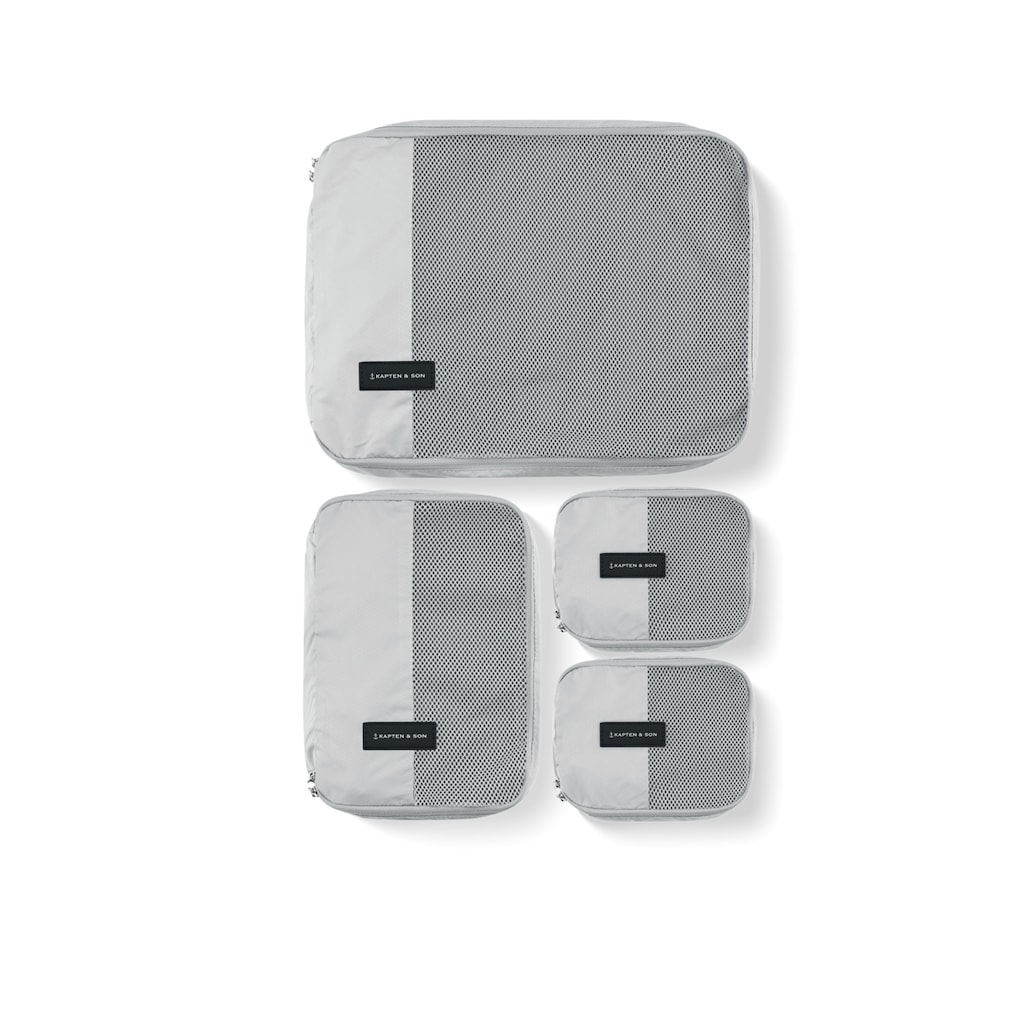 Packing Cubes Set Small All Black Kapten Son packing-cubes-set-small-all-black-kapten-son