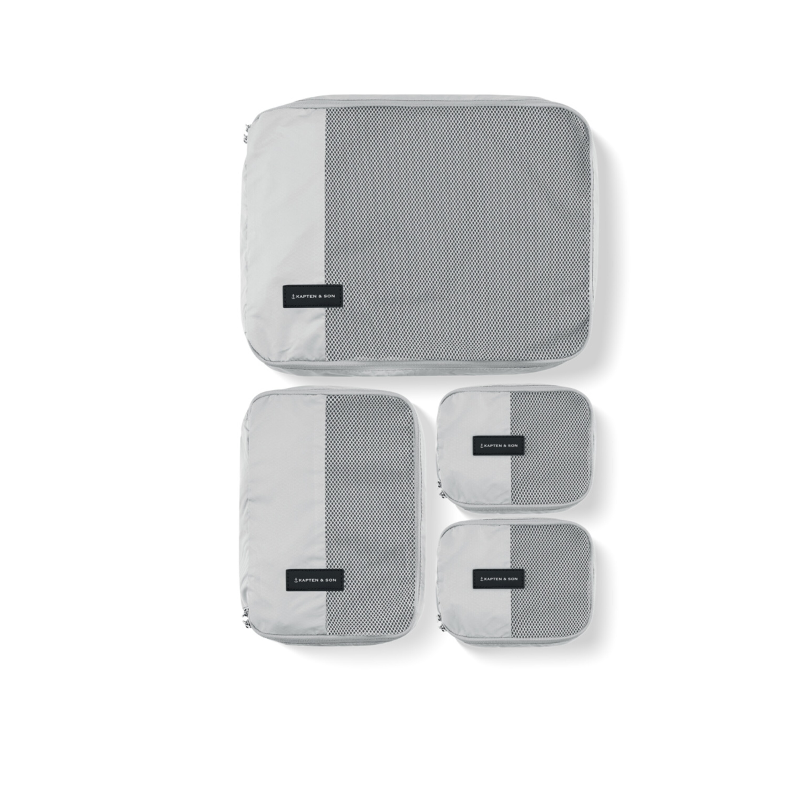 Geselecteerd, Packing Cubes, Packing Cubes Set Small All Black, Zwart