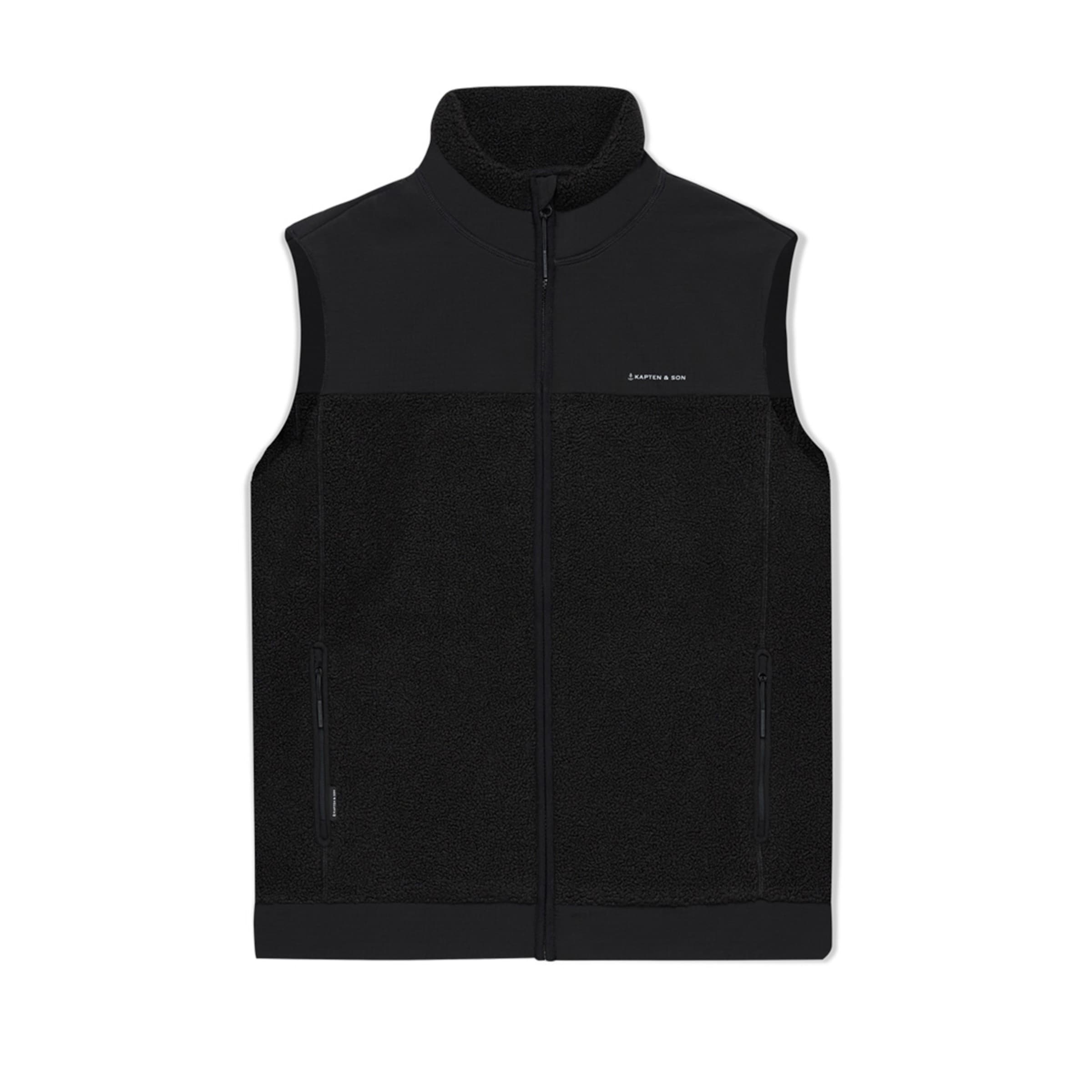 Teddy Fleece Vest All Black
