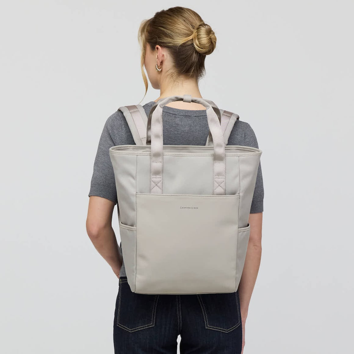 Lindby Diaper Backpack Set Greige