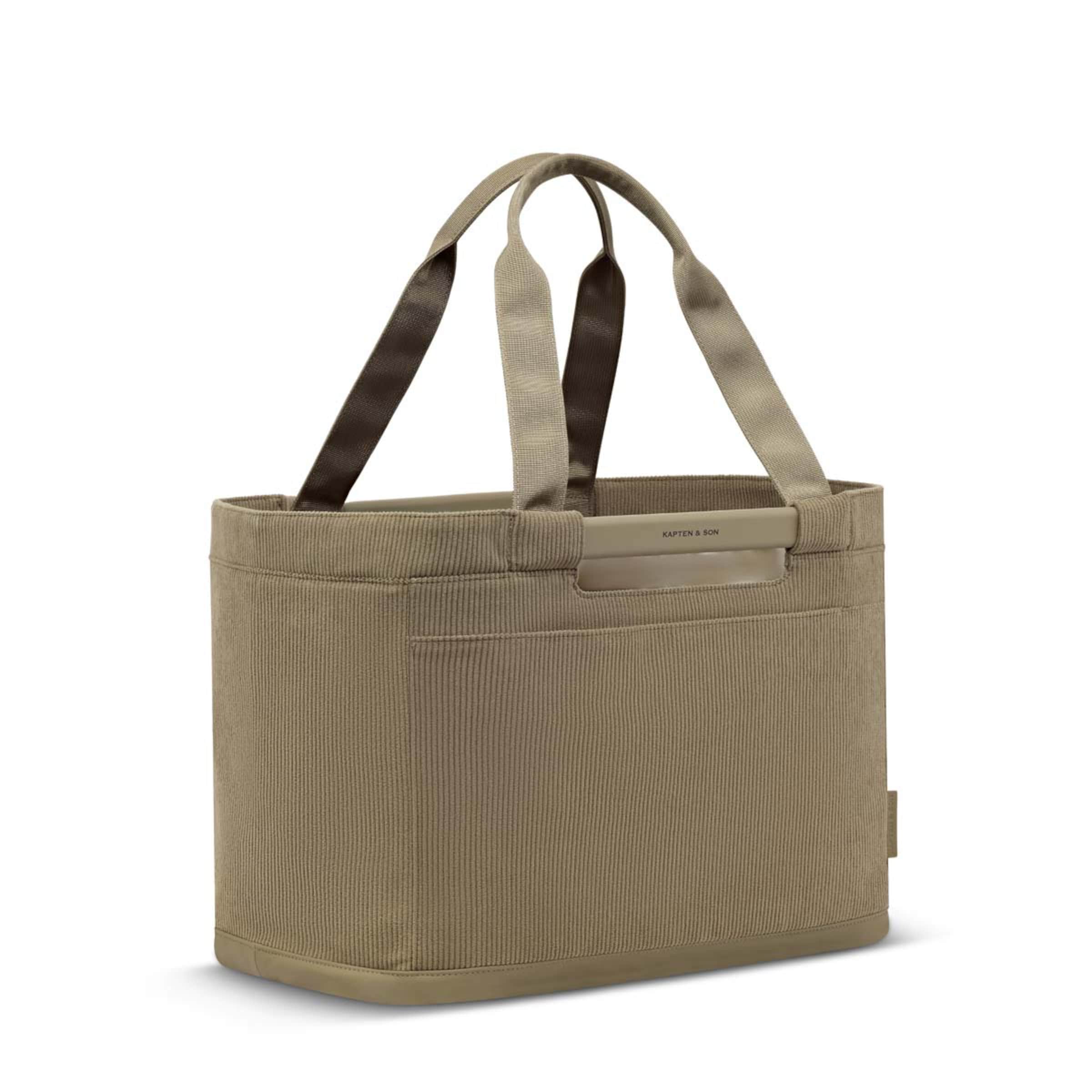 Vaasa Shopping Basket Cord Dusty Khaki