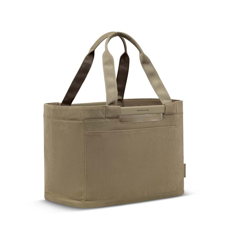 Vaasa Shopping Basket, Vaasa Shopping Basket Cord Dusty Khaki Dusty Khaki, Bild 3 von 12