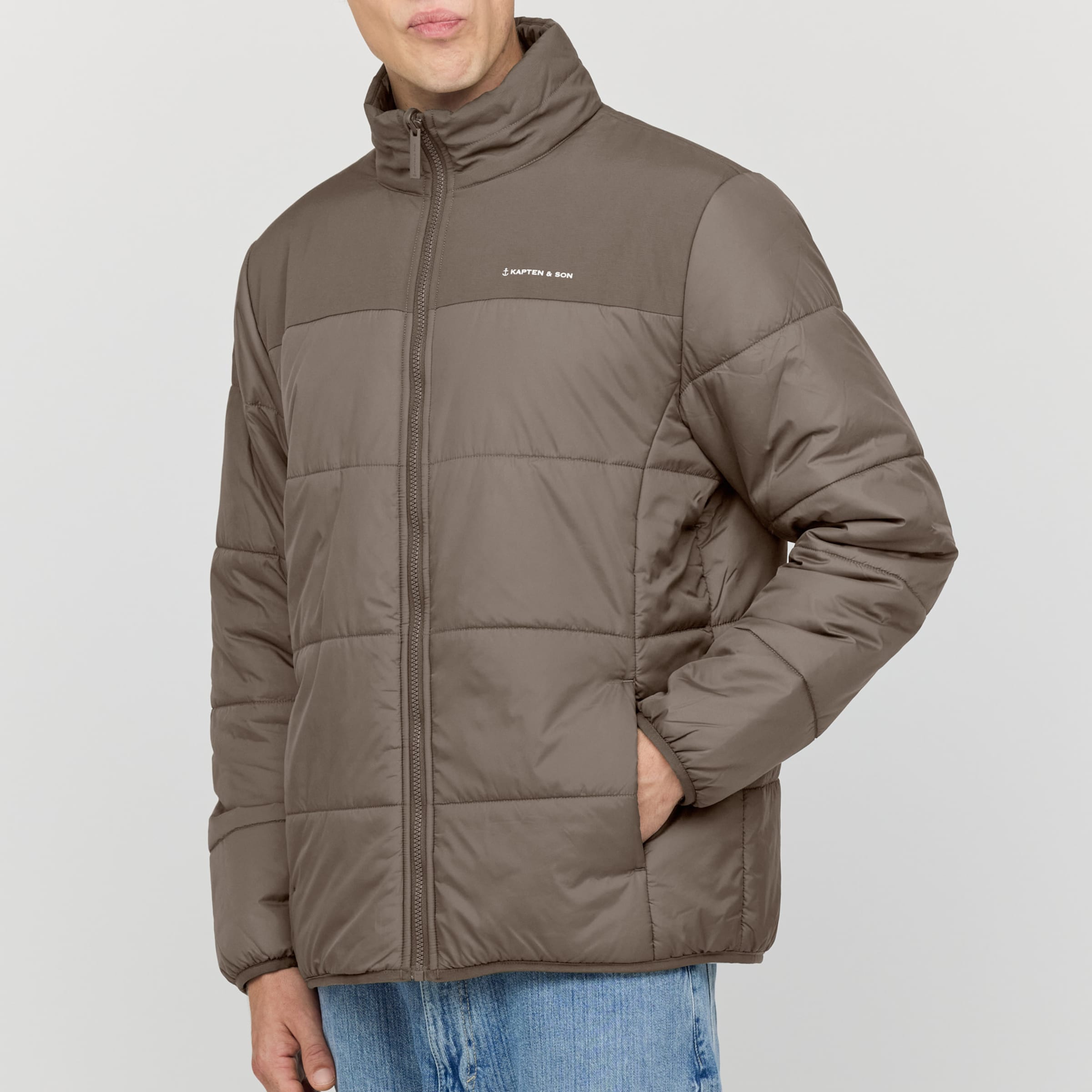 Puffer Jacket Taupe