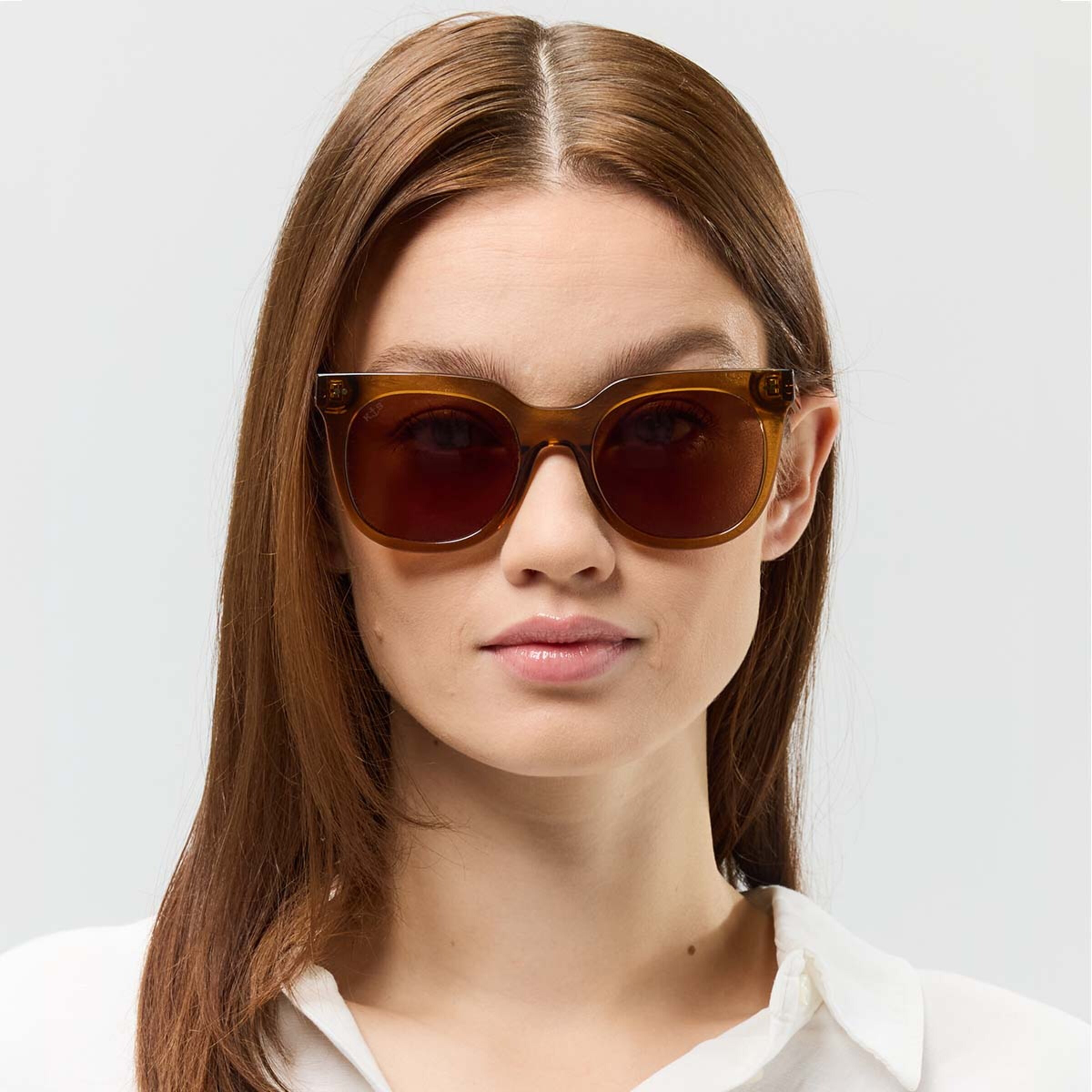 Florence Transparent Caramel Brown