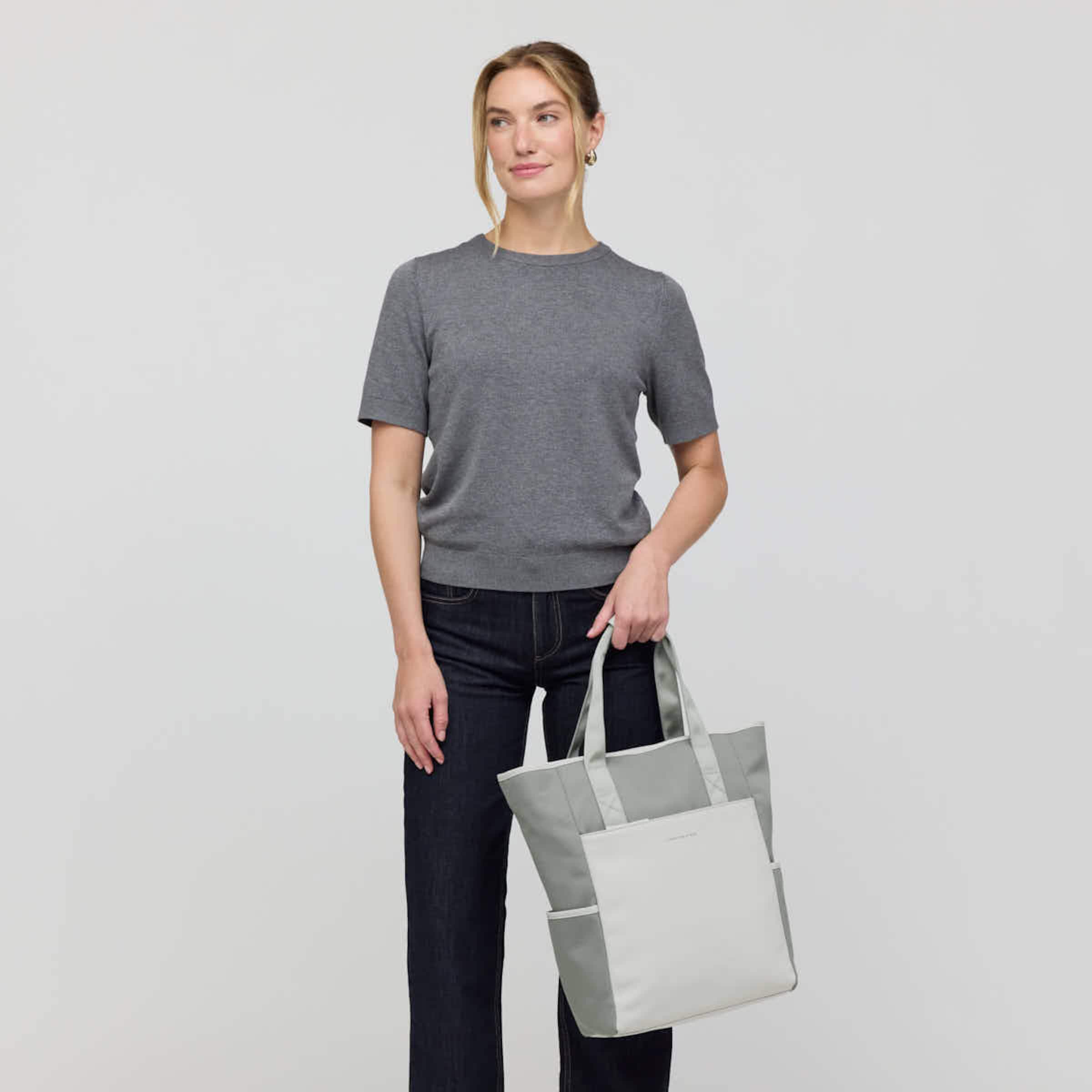 Lindby Diaper Backpack Set Muted Sage