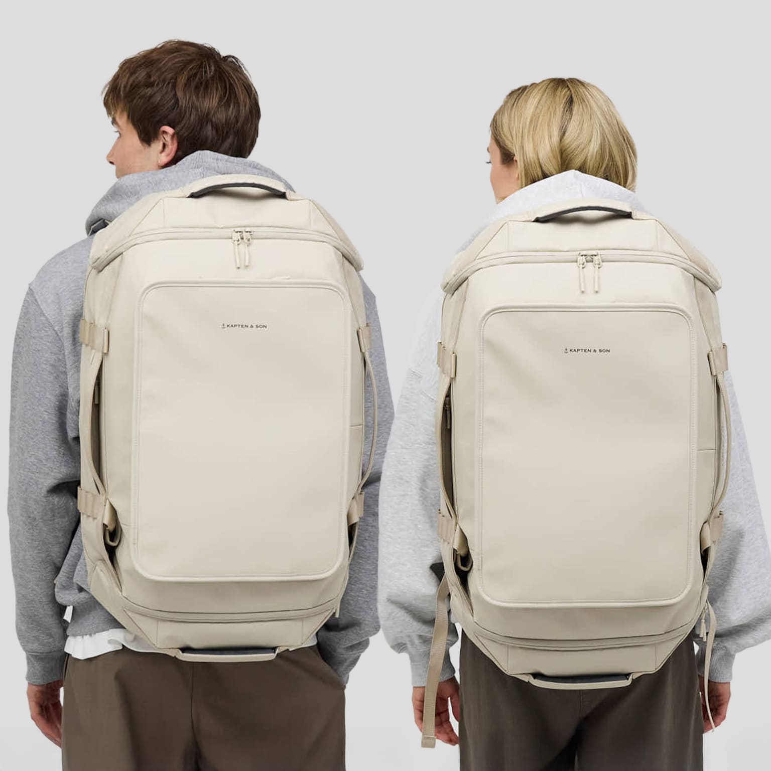 Lisbon Duffle Large, Lisbon Duffle Backpack Large Sandstone , Sandstone, Afbeelding 3 van 15