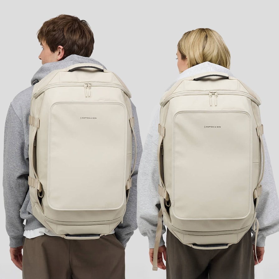 Lisbon Duffle Large, Lisbon Duffle Backpack Large Sandstone , Sandstone, Afbeelding 3 van 15