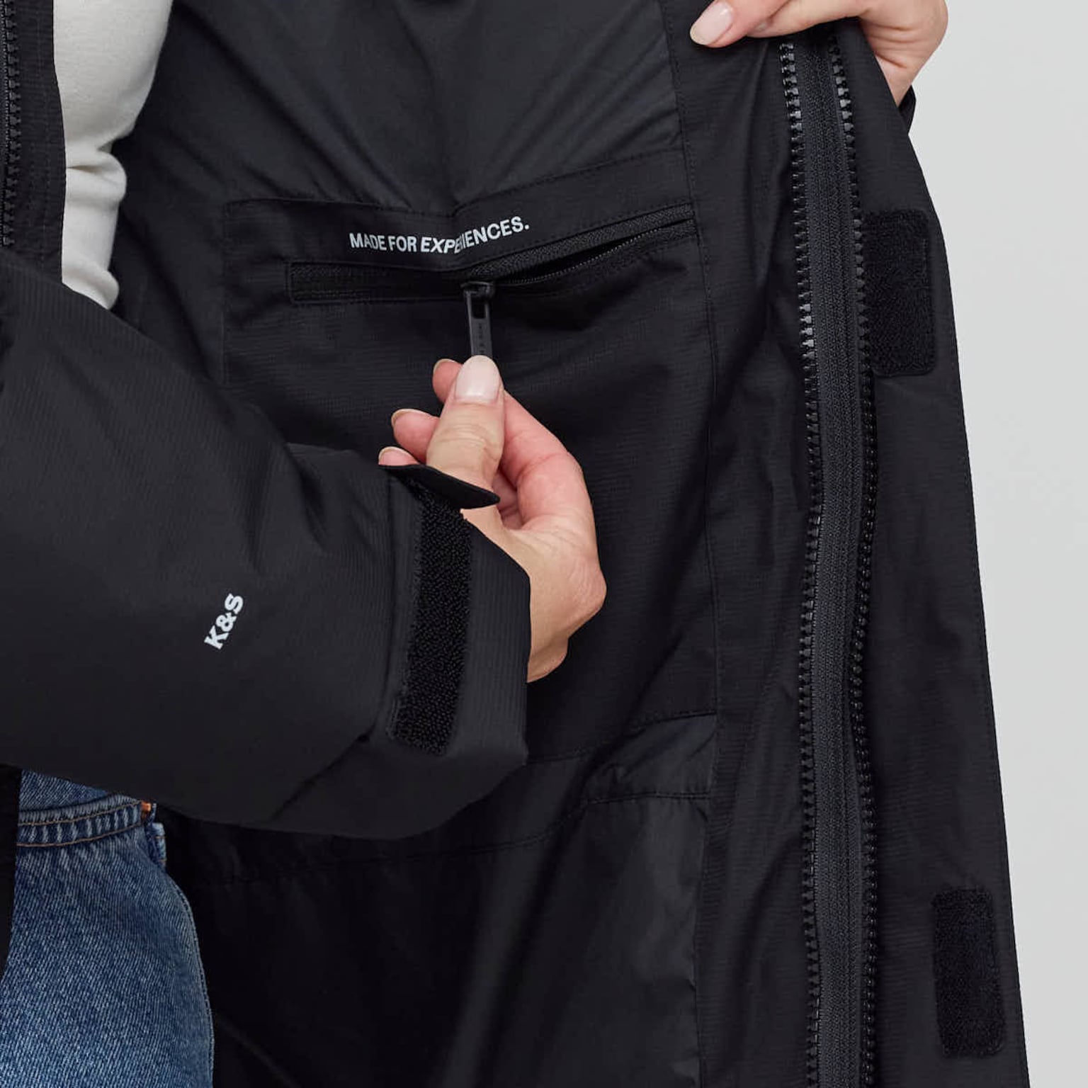 Winter Puffer Jacket, Winter Puffer Jacket All Black, Zwart, Afbeelding 8 van 12