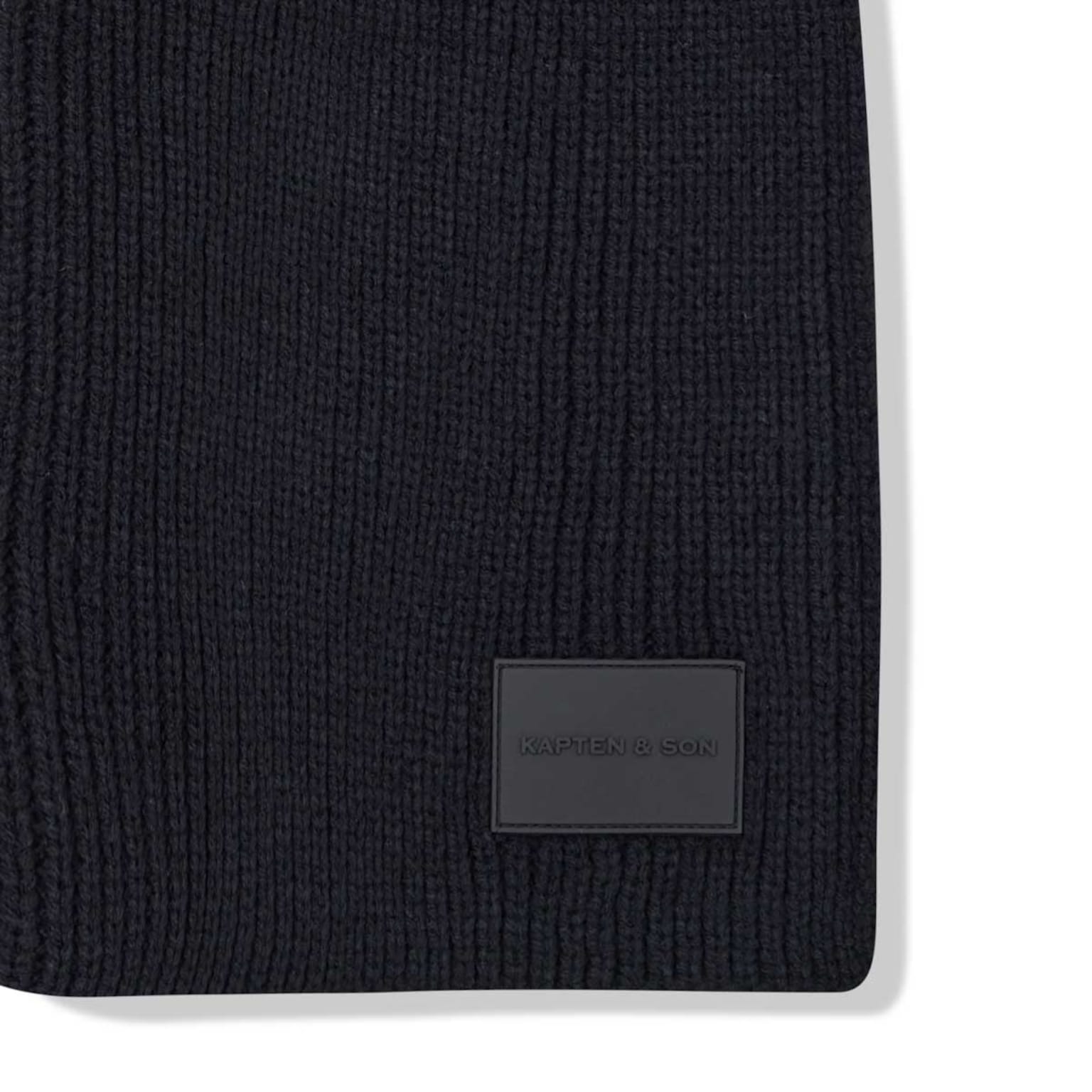 Scarf, Scarf All Black, Zwart, Afbeelding 3 van 3