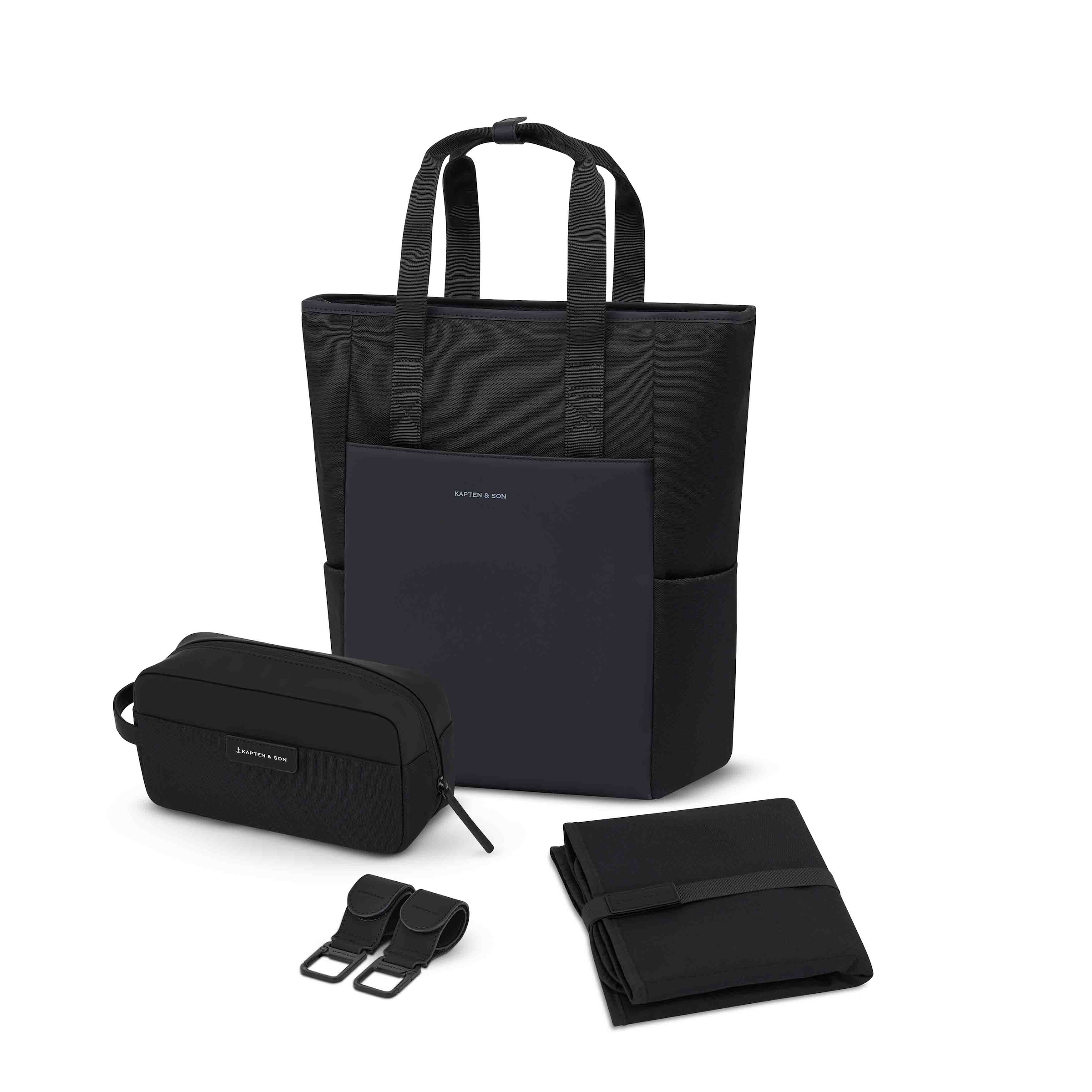 Lindby Pro Diaper Backpack Set All Black