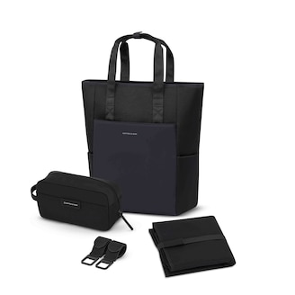 Lindby Pro Diaper, Lindby Pro Diaper Backpack Set All Black Schwarz